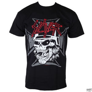 Tričko metal ROCK OFF Slayer Graphic Skull černá M