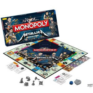 hračka NNM Metallica Rock Band Monopoly