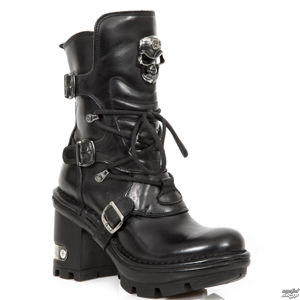 boty na podpatku NEW ROCK Nomada Negro černá