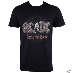 Tričko metal ROCK OFF AC-DC Rock Or Bust černá XXL