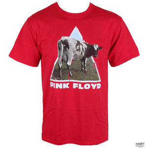 tričko metal LOW FREQUENCY Pink Floyd Atom Heart červená XL