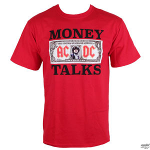 Tričko metal LOW FREQUENCY AC-DC Money Talks červená