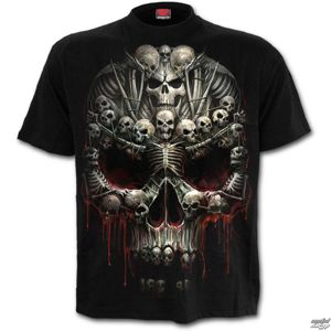tričko SPIRAL Death Bones černá M