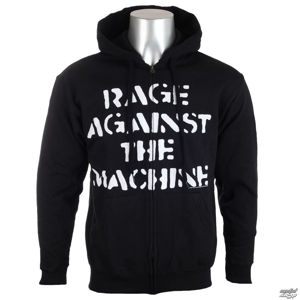 mikina s kapucí NNM Rage against the machine Large Fist Black černá