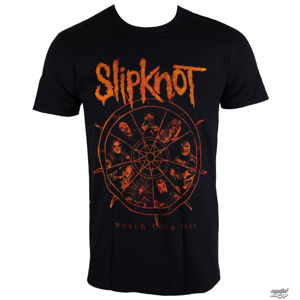 Tričko metal ROCK OFF Slipknot The Wheel černá S