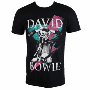 tričko metal ROCK OFF David Bowie Thunder černá XXL