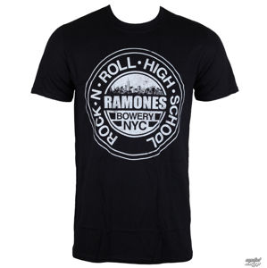 Tričko metal ROCK OFF Ramones RNR Bowery černá XL