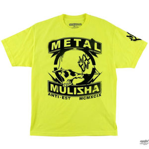 tričko street METAL MULISHA Rattle Day černá žlutá S