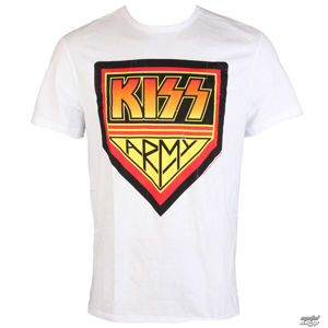Tričko metal AMPLIFIED Kiss ARMY černá bílá XL