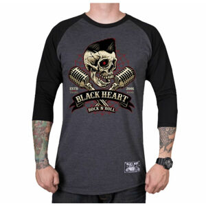 tričko BLACK HEART ELWIS černá XL
