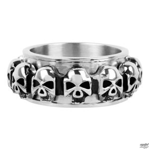 prsten INOX - skulls around - FR1046 10