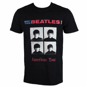 tričko metal pánské Beatles - American Tour 1964 - ROCK OFF - BTTTRTW01MB XL