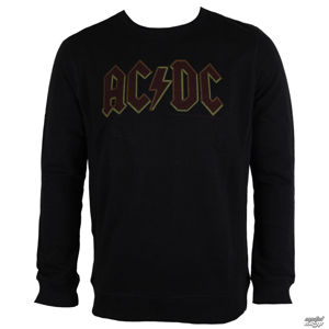 mikina bez kapuce AMPLIFIED AC-DC Logo černá M