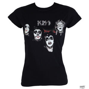 Tričko metal LOW FREQUENCY Kiss 1974 černá XL