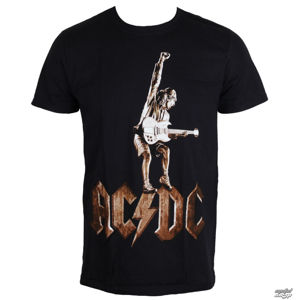 Tričko metal ROCK OFF AC-DC Angus Statue černá XL