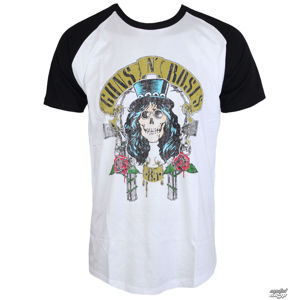 Tričko metal ROCK OFF Guns N' Roses Slash 85 černá bílá XL