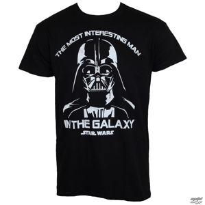 tričko HYBRIS Star Wars The Most Interesting Man In The Galaxy černá S