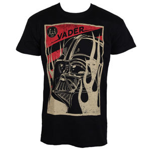 tričko HYBRIS Star Wars Vader Flames černá M