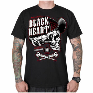 tričko pánské BLACK HEART - SPEEDY - BLACK - 9718 XL