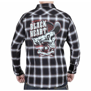 košile BLACK HEART BLACK L