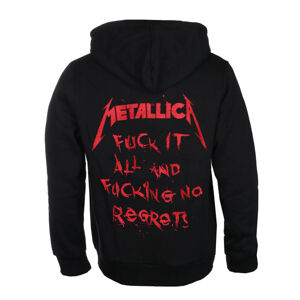 mikina s kapucí NNM Metallica No Regrets černá L