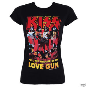 Tričko metal LOW FREQUENCY Kiss Love Gun černá