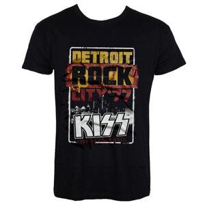 Tričko metal HYBRIS Kiss Detroit Rock City černá XL