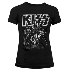 Tričko metal HYBRIS Kiss Hottest Show On Earth černá XXL
