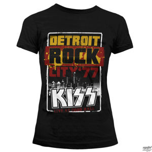 Tričko metal HYBRIS Kiss Detroit Rock City černá M