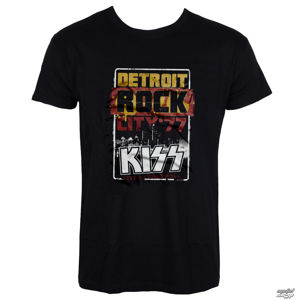 Tričko metal HYBRIS Kiss Detroit Rock City černá