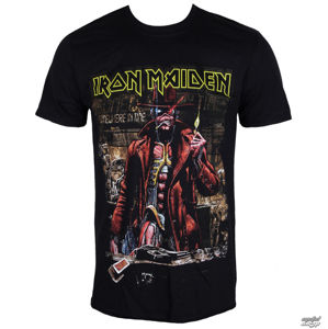 Tričko metal ROCK OFF Iron Maiden Stranger Sepia černá XL