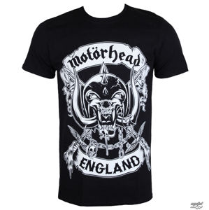 Tričko metal ROCK OFF Motörhead Crosses Sword England černá XL