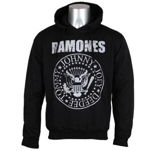 mikina s kapucí ROCK OFF Ramones Presidential Seal černá L