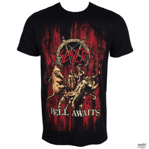 Tričko metal ROCK OFF Slayer Hell Awaits černá XL