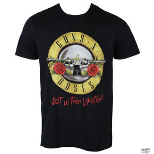 Tričko metal ROCK OFF Guns N' Roses Not In This Lifetime Tour černá XXL
