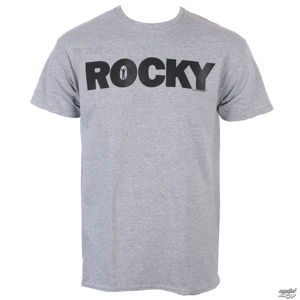 tričko AMERICAN CLASSICS Rocky Logo Gray černá