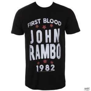 tričko AMERICAN CLASSICS Rambo STARS černá M