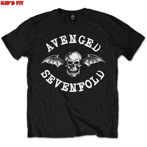Tričko metal ROCK OFF Avenged Sevenfold Classic Deathbat černá 3-4