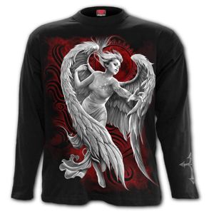 tričko SPIRAL ANGEL DESPAIR černá M