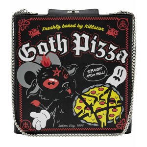 kabelka (taška) KILLSTAR - Goth Pizza - BLACK - KSRA003636