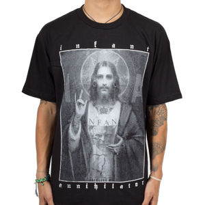 Tričko metal INDIEMERCH Infant Annihilator Jesus černá XXL