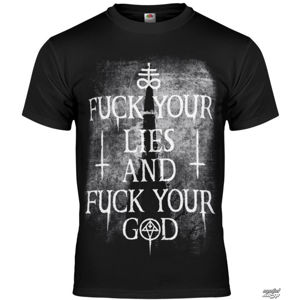 tričko hardcore AMENOMEN FUCK YOUR LIES černá XL