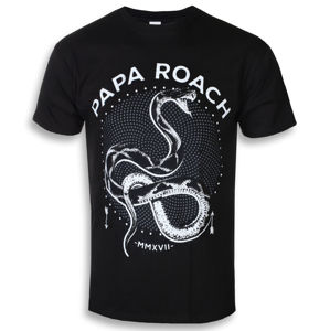Tričko metal KINGS ROAD Papa Roach Snake Arrow černá XXL