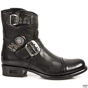 boty kožené NEW ROCK GY05-S1 černá