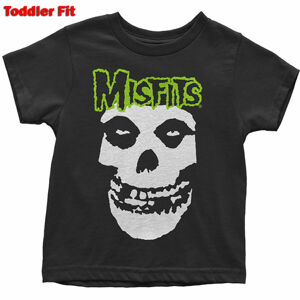 Tričko metal ROCK OFF Misfits Skull & Logo černá 2T