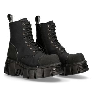 boty kožené NEW ROCK TORDO NEGRO černá 40