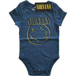 Dětské body ROCK OFF Nirvana Inverse Smiley Toddler černá