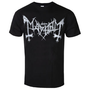 Tričko metal RAZAMATAZ Mayhem Distressed Logo černá XL
