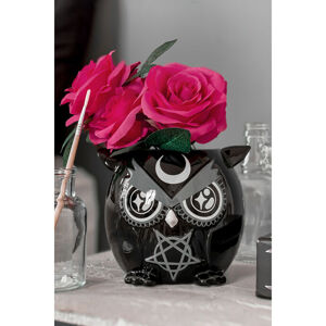váza dekorace KILLSTAR - Owl - Black - KSRA005837