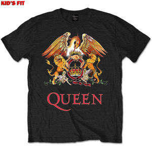 Tričko metal ROCK OFF Queen Classic Crest černá 3-4